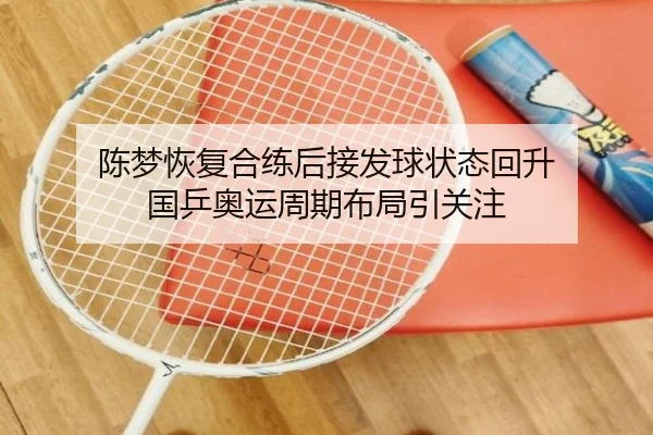 陈梦恢复合练后接发球状态回升 国乒奥运周期布局引关注